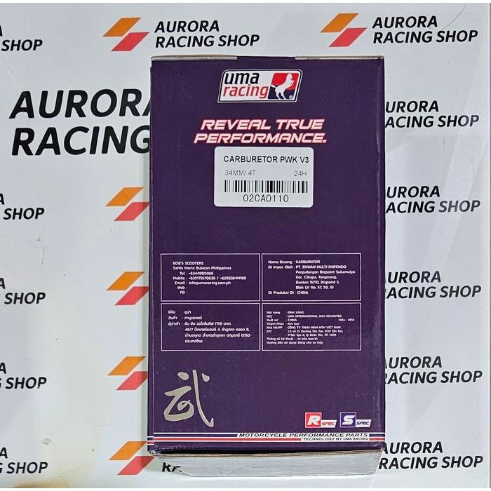 KARBURATOR PWK 34 - UMA RACING TERMURAH