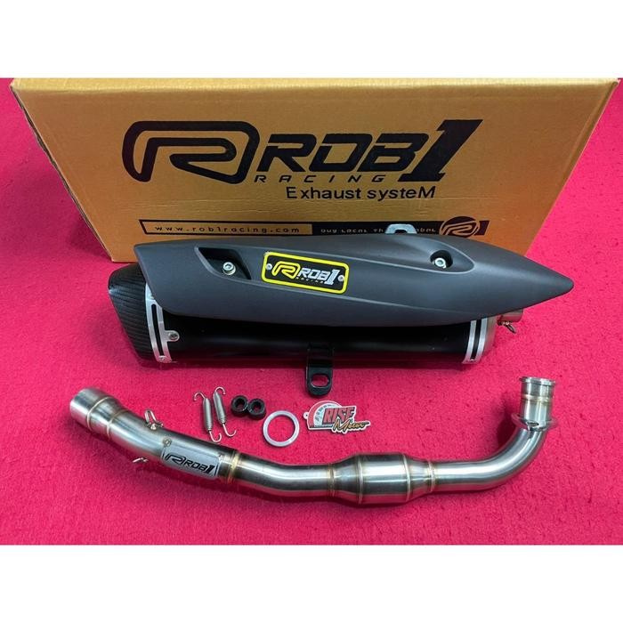 KNALPOT ROB1 NMAX NEW AEROX NEW TRIOVAL DB KILLER COVER SS TERLARIS