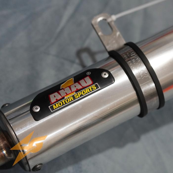 KNALPOT AHAU NINJA R STANDAR L 39 STAINLESS KUALITAS TERBAIK