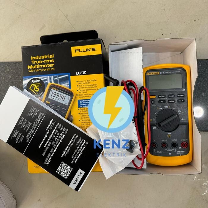 FLUKE 87V MAX TRUE RMS DIGITAL MULTIMETER BEST SELLER