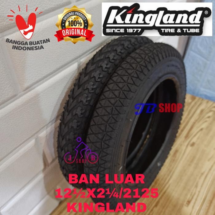 BAN LUAR SEPEDA 12 1/2 X 2 1/4 2125 2.125 12X2 1/4 12X2.125 12X2125 Outdoor