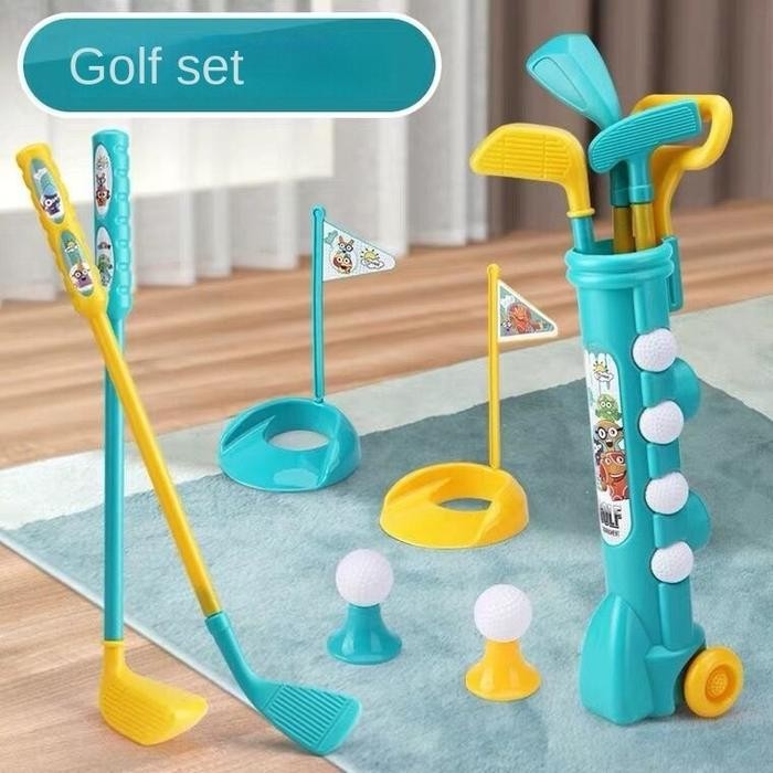 Mainan Edukasi Anak Golf Play Set - Mainan Stik Golf Anak Olahraga
