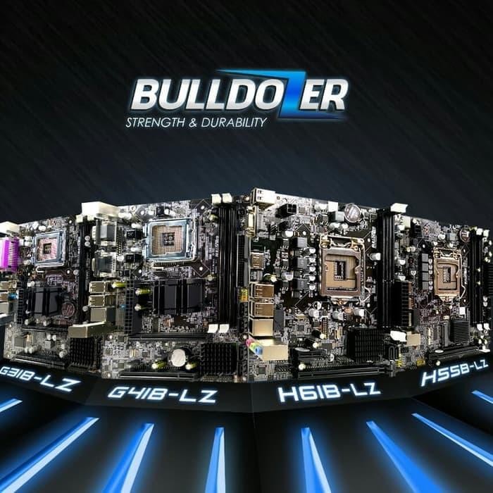 MAINBOARD / MOTHERBOARD BULLDOZER H61B-LZ SOCKET 1155 DDR3