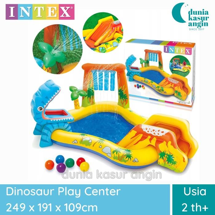 INTEX 57444 Kolam Renang Anak Dinosaurus Kids Play Center