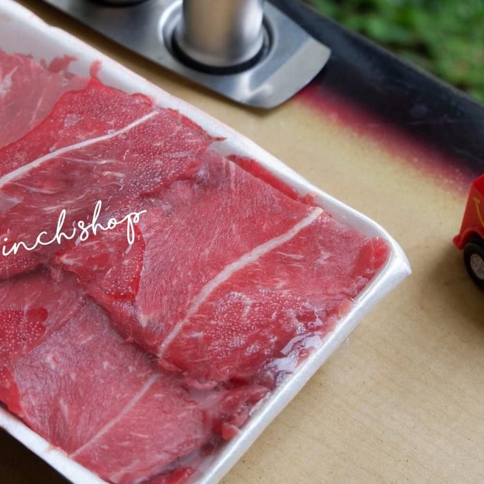 

SLICE BEEF DAGING SAPI FROZEN MEAT HALAL TANPA LEMAK teriyaki yakiniku New