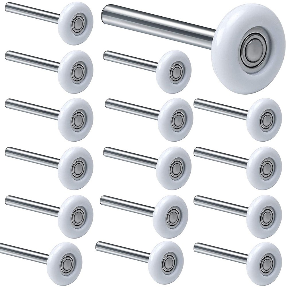 12Pack 2 Inches Garage Door Rollers, 6200ZZ Bearing Nylon Garage Door Roller,for Residential and Com