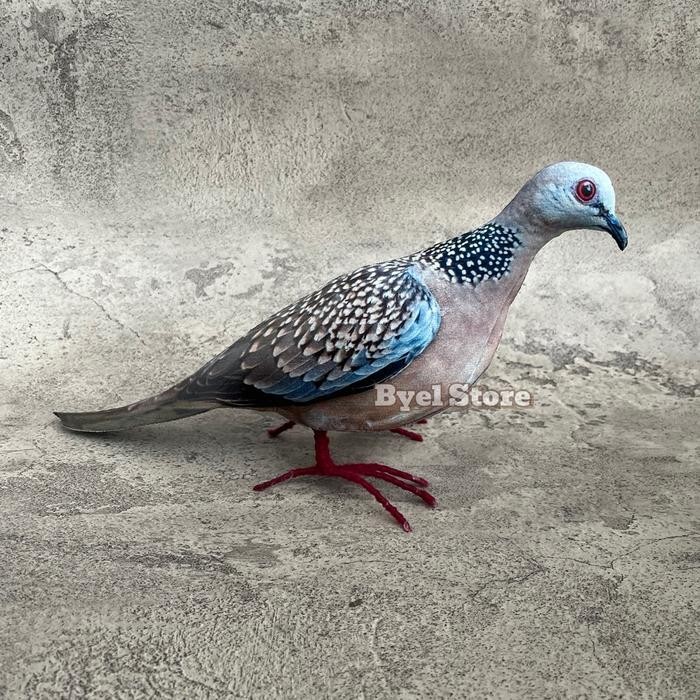 (Allthebest) Patung Burung Tekukur Dekukur / Burung Balam