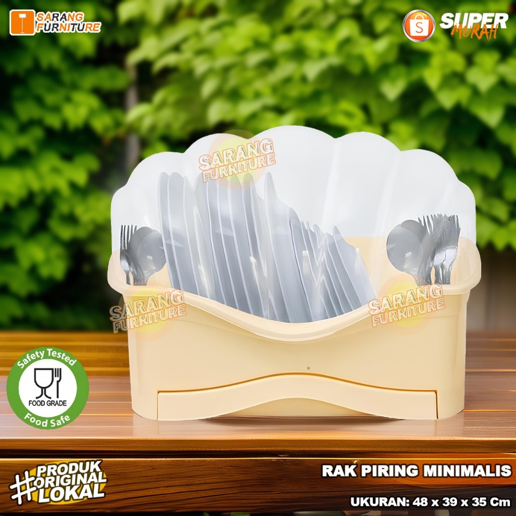 Rovega SDR800 Rak Piring Plastik Shella Rovega Rak Piring Mini Rak Piring Murah Rovega