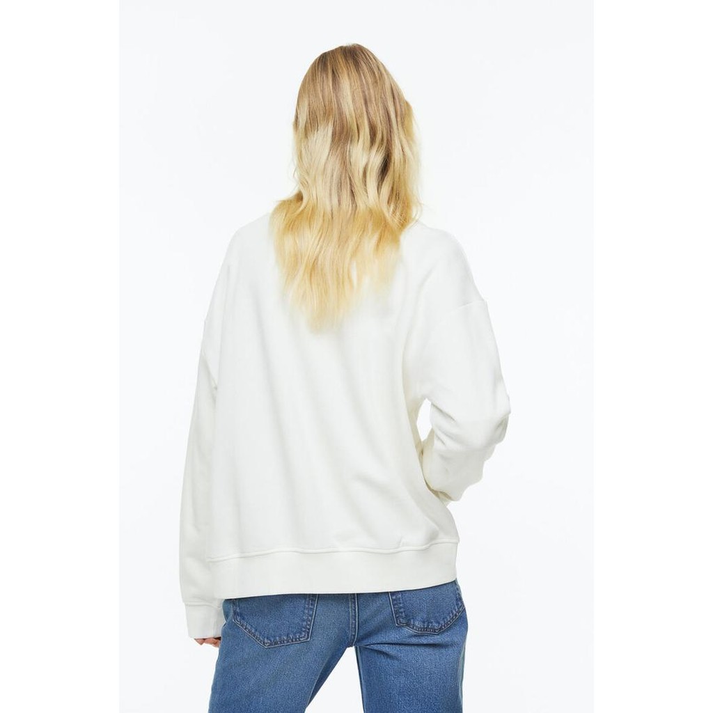 H&M Motif-detail sweatshirt - White/Yale