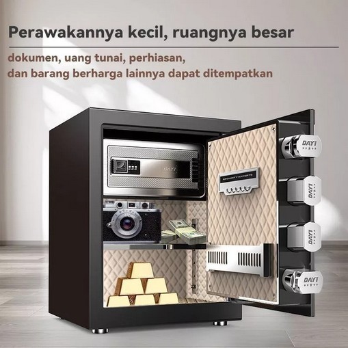 Digital Brankas Besar Tinggi Kunci Kode Anti Api Anti Air Safe Box Digital Brankas Besar