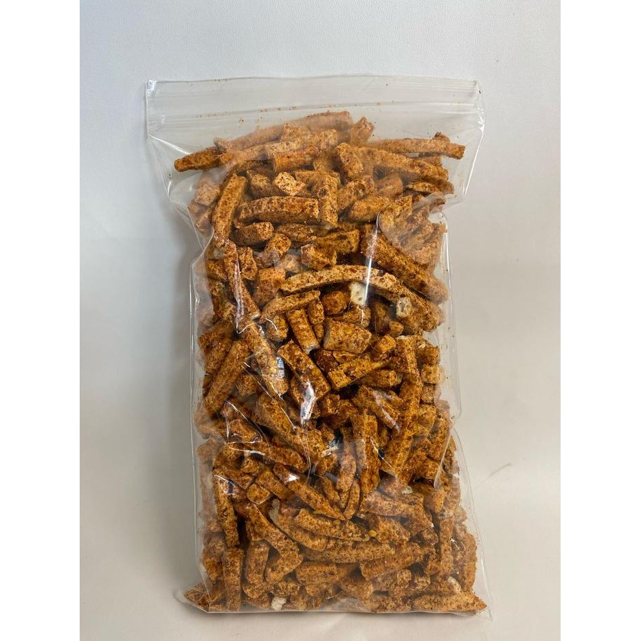 

1KG Basreng Stik Pedas Gurih Daun Jeruk renyah kriuk baso goreng rempah 1KG cemilan snack kiloan