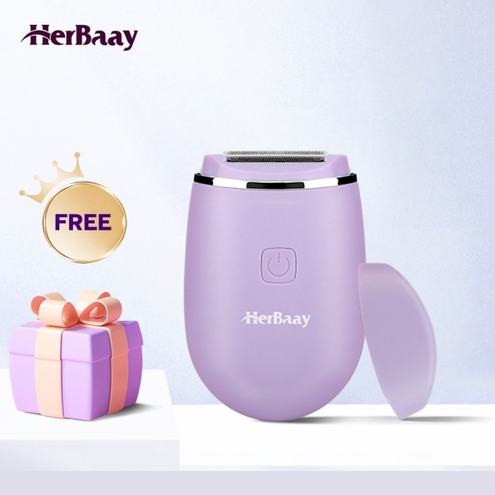 Stok Baru Herbaay Trimmer Alat mencukur Mini Lady Shaver lengan Pencukur Bulu