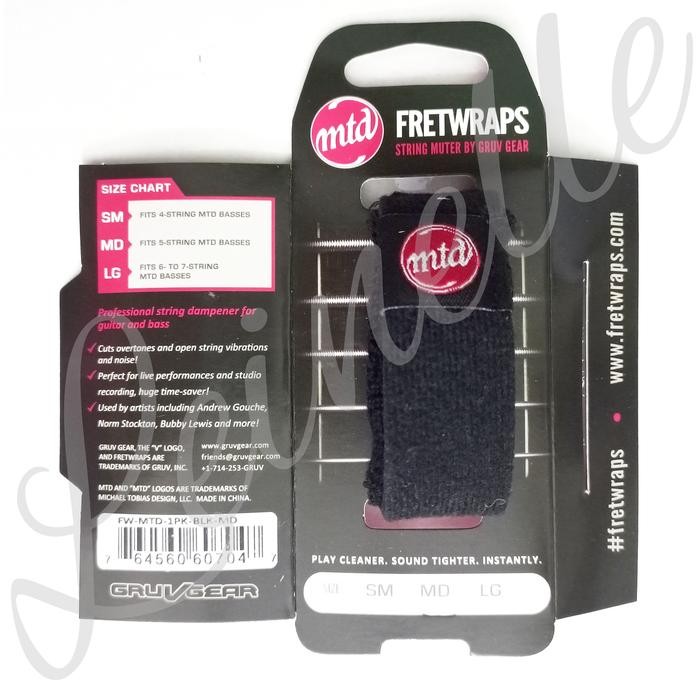 TERBARU Fretwrap Gruvgear MTD Gruv Gear Guitar Bass String Muter Mute Senar BISA GOSEND