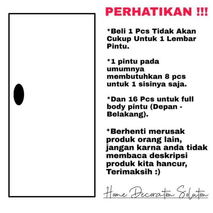 (Allthebest) Sticker Pintu Rumah Kamar Mandi Anti Air Lebar 122 Cm Motif Marmer