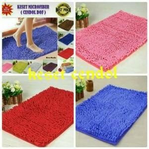 Baru Stok Keset Kaki Microfiber / Lap Kaki Cendol / Keset Cendol Anti Selip