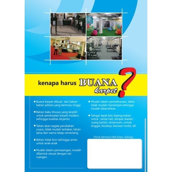 (Allthebest) Karpet Standar Buana Karpet Buludru Karpet Mushola Mesjid