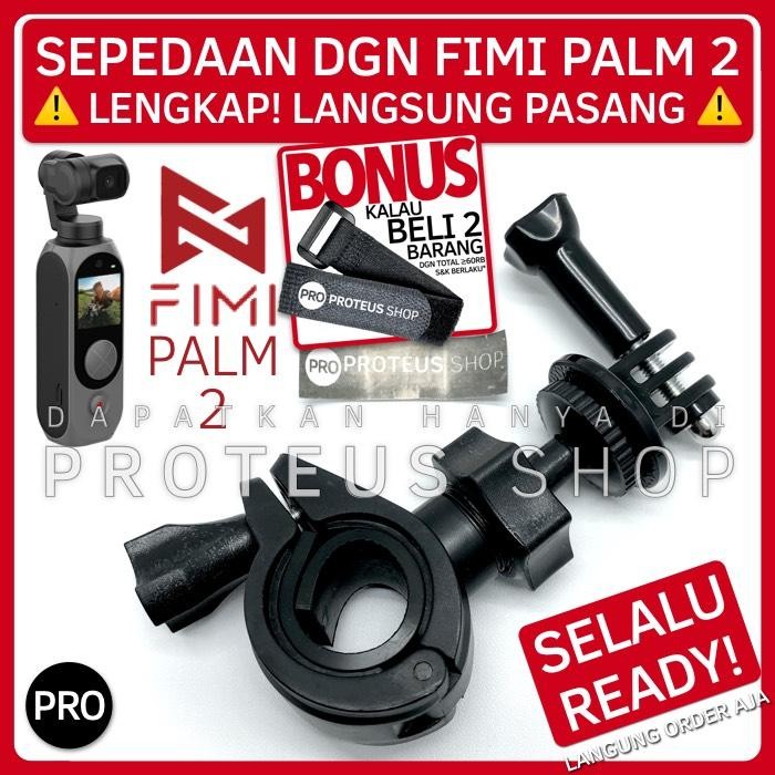 Kingma Kamera - Bracket Stang Sepeda Motor Fimi Palm 2 Gopro Osmo Action Cam Brica
