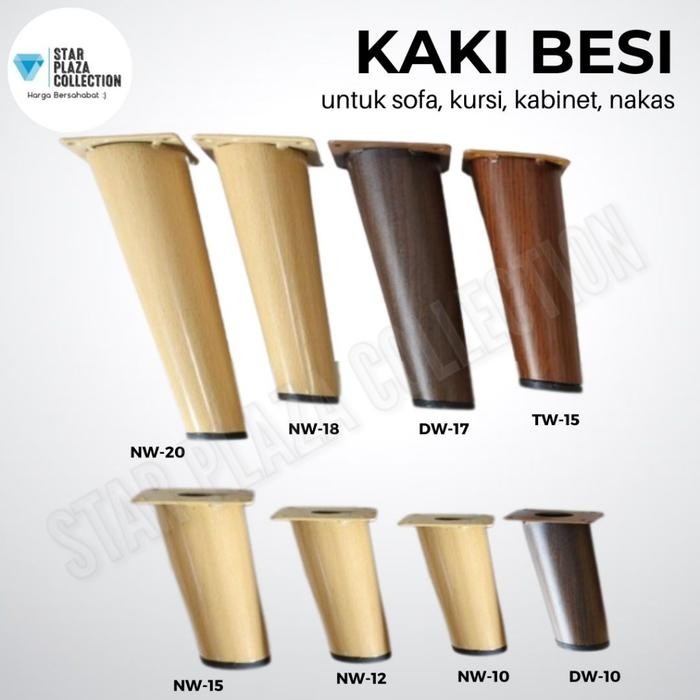 Top Kaki Motif Kayu Sofa Kursi Stool Sofa Leg Scandinavian