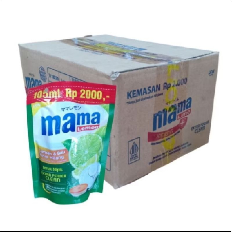 Mama Lemon 1 Dus Sabun Pencuci Piring