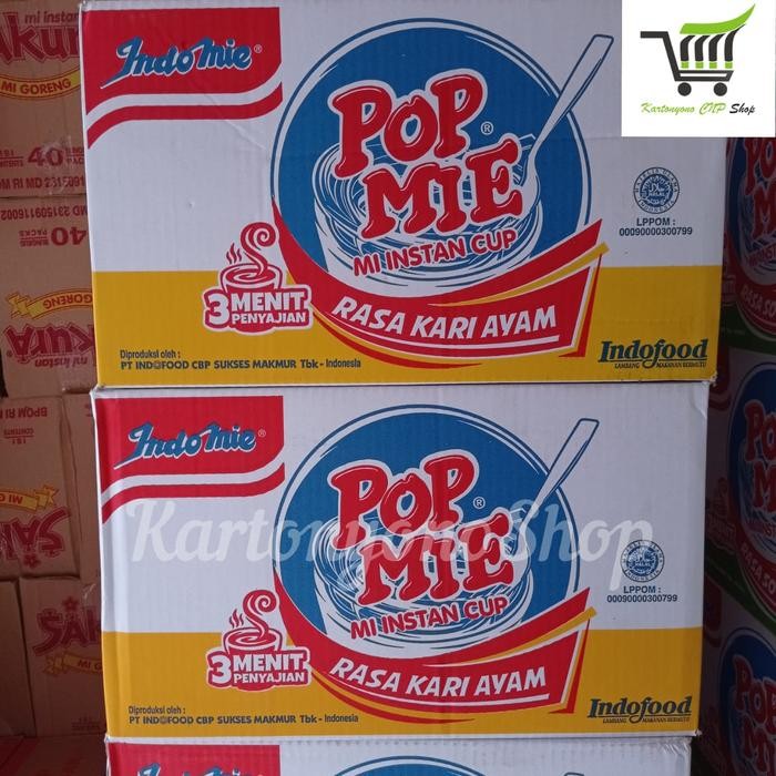 

POPMI POPMIE POP MIE MI INSTAN GELAS KUAH RASA KARI PER DUS 24 PCS