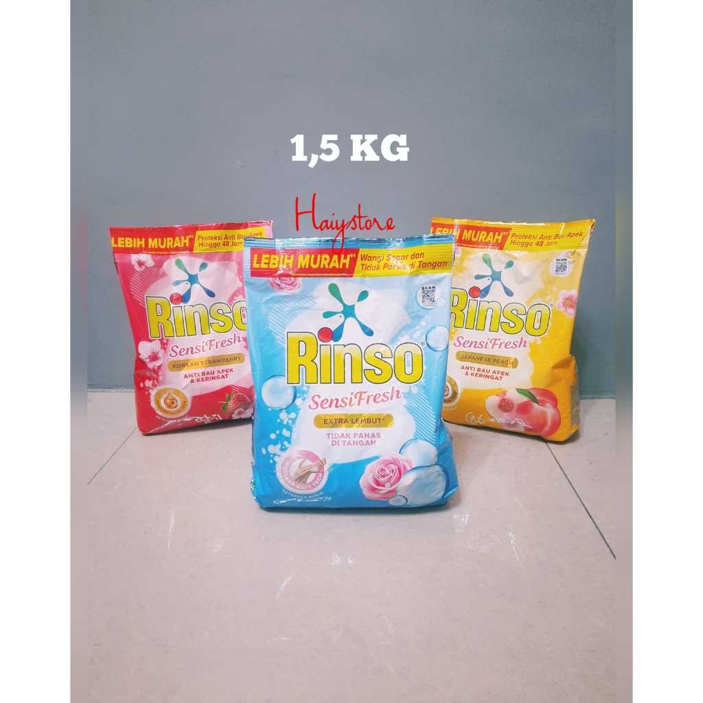 HS // Rinso Sensasi Fresh 1,5kg // Rinso Jumbo 1,5kg // Rinso Detergen 1,5kg (1pcs)