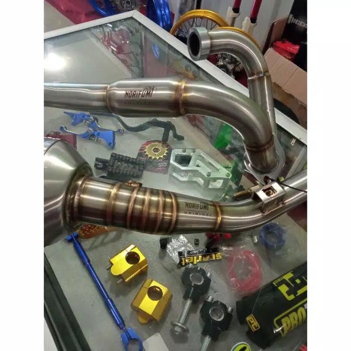 KNALPOT NORIFUMI TREX STAINLESS KLX 230 KLX 230R BERKUALITAS