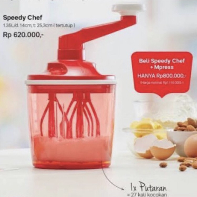 Terlaris Mixer Speedy Chef Tupperware Blender Manual Praktis