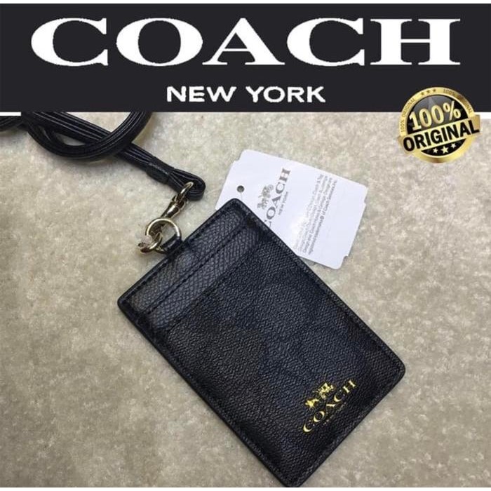 

Uta - Id Lanyard Signature Black-Brown Authentic