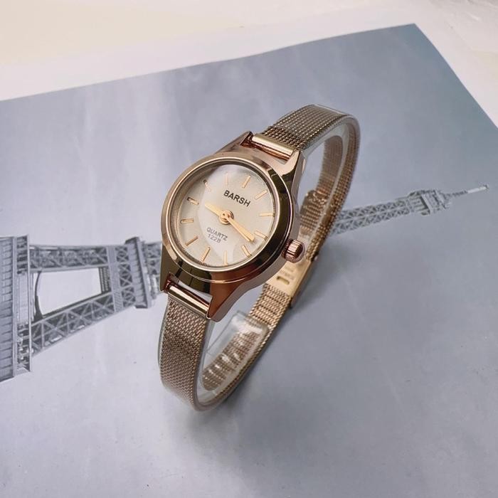 Marzo Jam Tangan Wanita Barsh Tali Rantai Pasir Mini Analog Fashion Korea M106