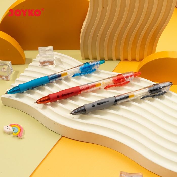 

Bentley - Joyko Gel Pen Qgel Black Blue Red Pena Pulpen Joyko Cetek Q-Gel Hitam Biru Merah Gp-265