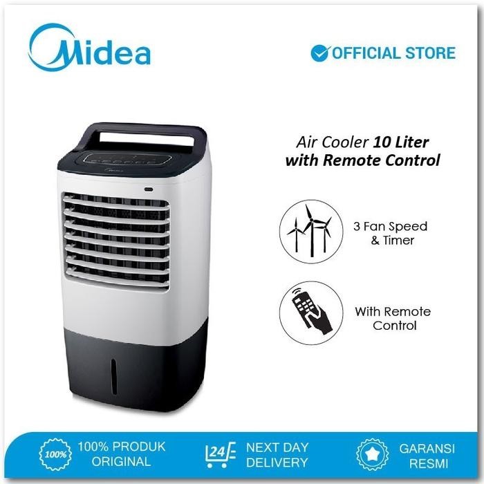 Terbatas Midea Ac120-16F Air Cooler Portable Standing 3 In 1 Hepa Filter 10 L