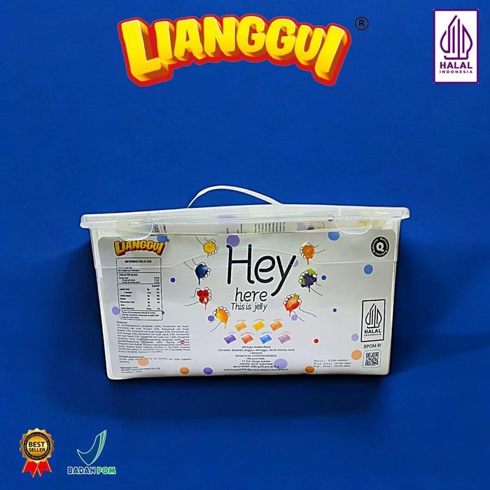 

[ LIANGGUI ] HEY JELI AGAR ANEKA RASA BUAH STROBERI JERUK MANGGA ANGGUR BLUEBERRY JELI VIRAL 1050gr