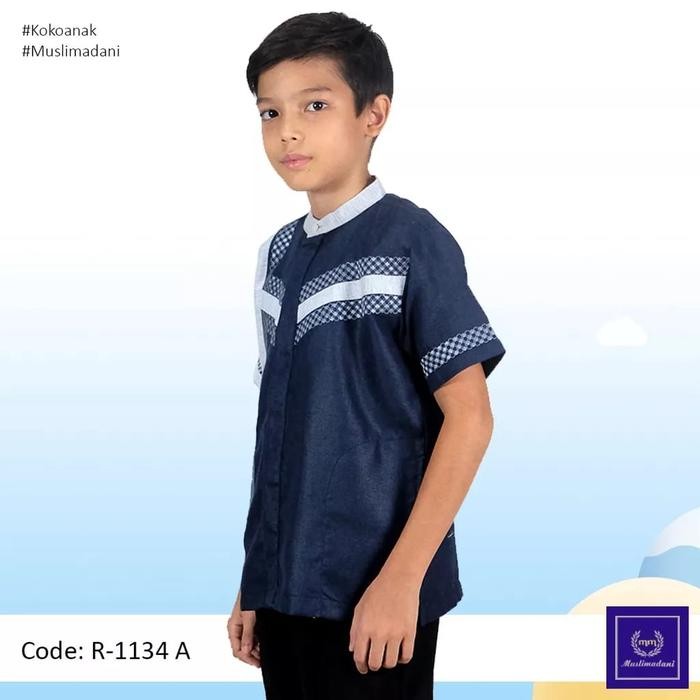 BEST SELLER Muslimadani Koko AYYASH Lengan Pendek Muslimadani Koko Remaja Lengan Pendek Koko Anak