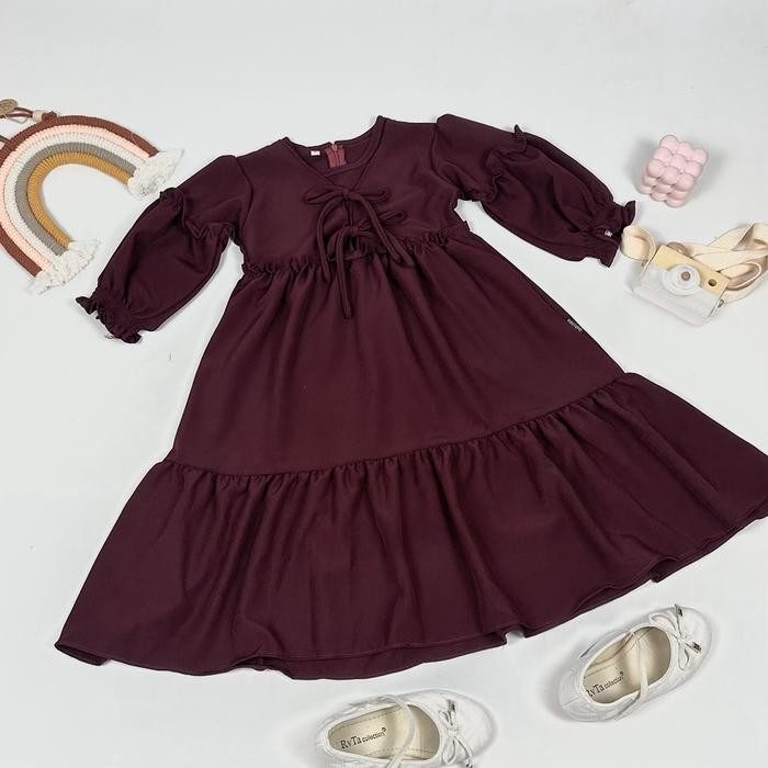 BEST SELLER BABYNHA Gamis Muslim Anak Perempuan UMAMA Usia 1-9 Tahun/Gamis Anak Perempuan Mewah