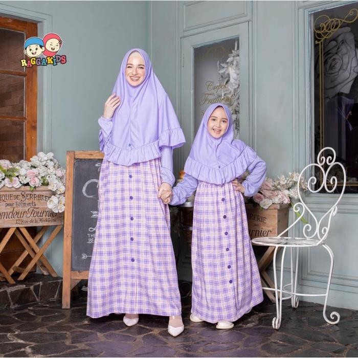 BEST SELLER Gamis anak raggakids RG59 Ungu gamis ibu baju muslim couple anak