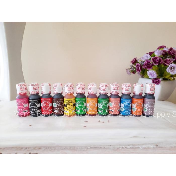 

JTTOP" CROSS FOOD COLORING PEWARNA MAKANAN MERAH KUNING BIRU HITAM CROS 20 ML