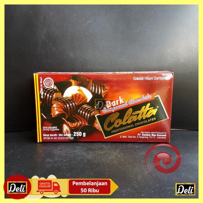 

JTTOP" COLATTA DARK COMPOUND 250GR COKLAT