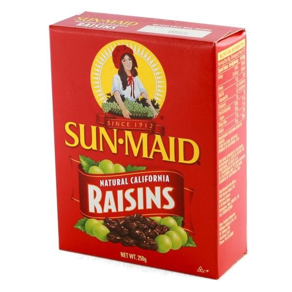 

JTTOP" SUNMAID RAISIN CALIFORNIA / RAISINS KISMIS CALIFORNIA 250GR