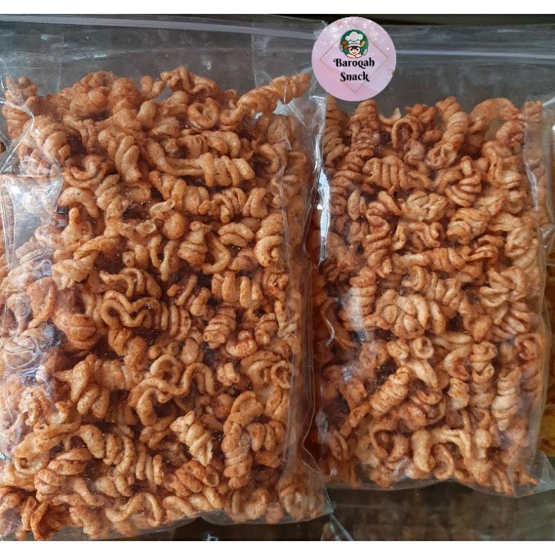 

Mamam_Asoy Snack Makaroni Pedas Spiral 200Gr/Snack Kiloan