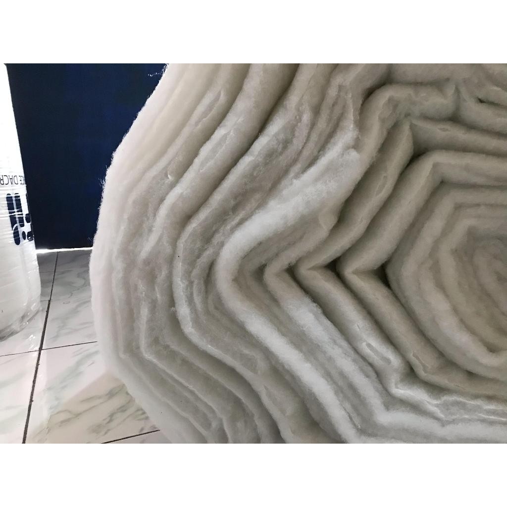 (Homelytouch Dakron Lembaran Silikon Grade A+ 9Oz Ukuran 100X200 Cm Tebal 3Cm Isi Bantal Sofa Boneka