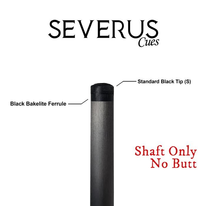 Black Carbon Shaft Severus Cues - Uniloc Murrey Predator Fury Billiard