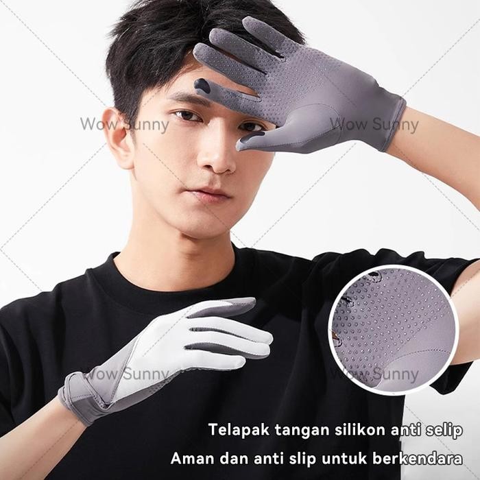 Sarung Tangan Anti Uv Sarung Tangan Pria Sarung Tangan Motor Sarung Tangan Outdoor Bersepeda