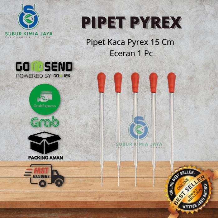 

Pipet Kaca Pyrex / Pyrek 15 cm NC