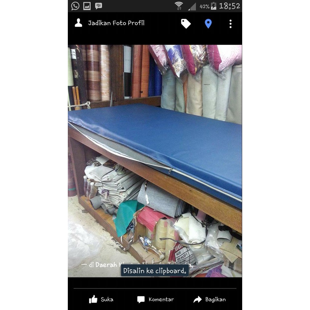 Sarung Kasur Anti Air 100x200x10