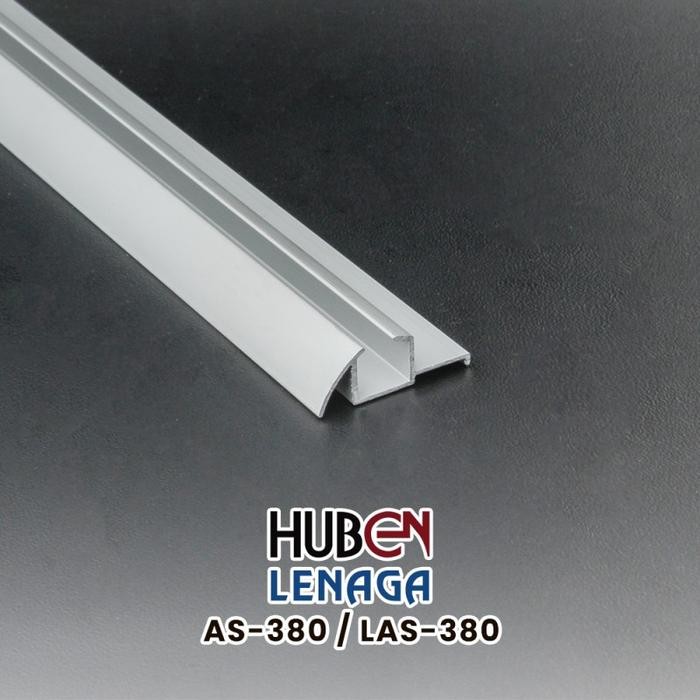 PREMIUM REL ALUMUNIUM BAWAH REL LEMARI SLIDING HUBEN AS 380