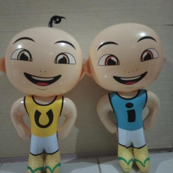 PREMIUM Balon Upin Ipin mainan balon upin dan ipin sepasang mainan balon tiup