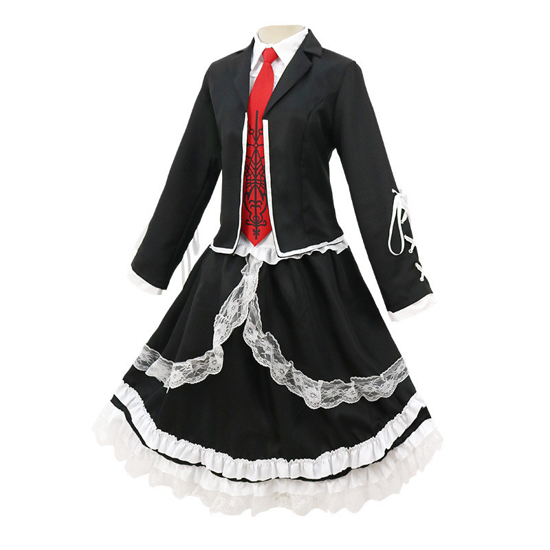 Dangaronpa Celestia Ludenberg Cosplay Dangaronpa Costume School Uniform Women'S Halloween Full Set