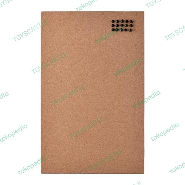 

Bricks - Papan Memo Mading Papan Tusuk Pengumuman Cork Board 33X 52 Cm