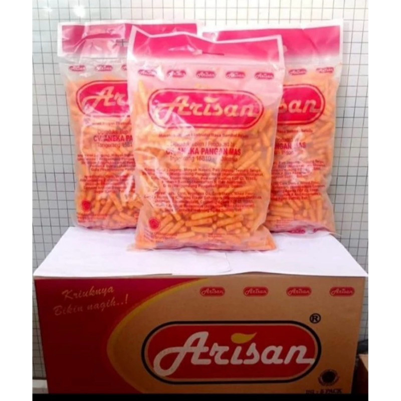 

Andrianbijaksana Stik Arisan Snack Rasa Balado / Coklat / Jagung / Sapi 400Gr