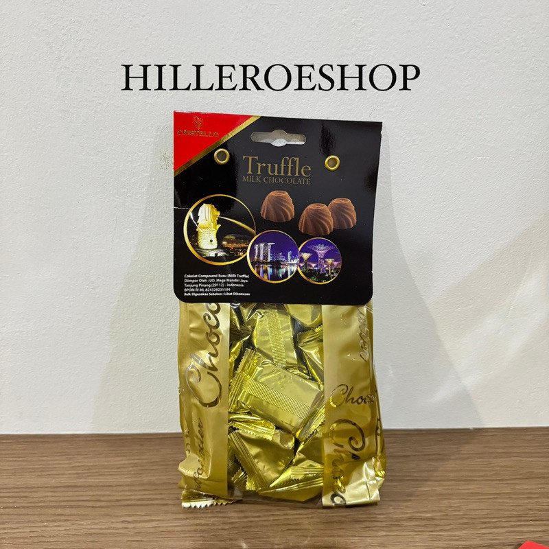 

Andrianbijaksana Coklat Cristello 150Gram Coffee Truffle / Truffle Milk / Hazelnut Truffle Chocolate
